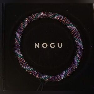 💜💚🤍 NOGU Himalayan Purple, Green, White Bracelet 🤍💚💜
